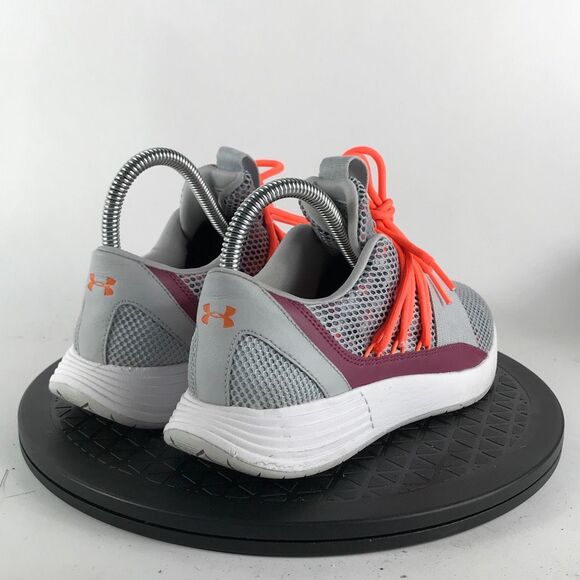 Under Armour Breathe Gray Athletic Running Shoes 3019973-105 Women’s Size 7 - Picture 5 of 12